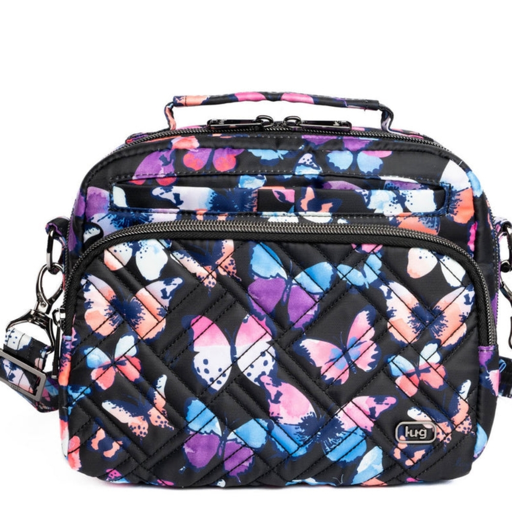 Lug Ranger Mini Crossbody Bag in Watercolor Butterflies NWT!